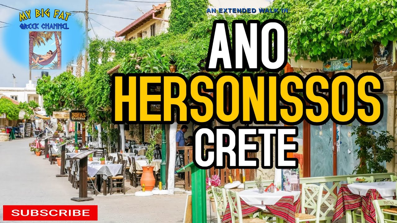 Hersonissos Old Town, extended walk.