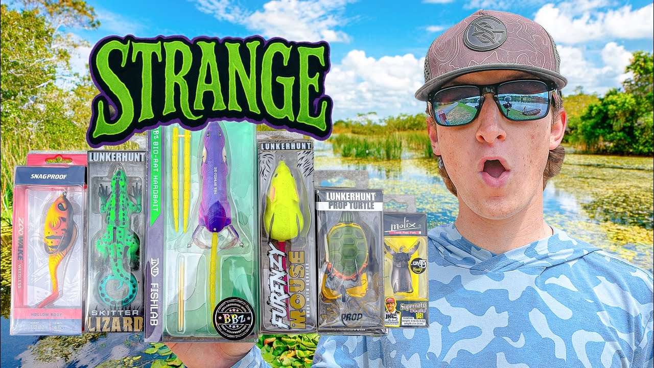 I Tested The STRANGEST Topwater Fishing Lures - Do They Work?