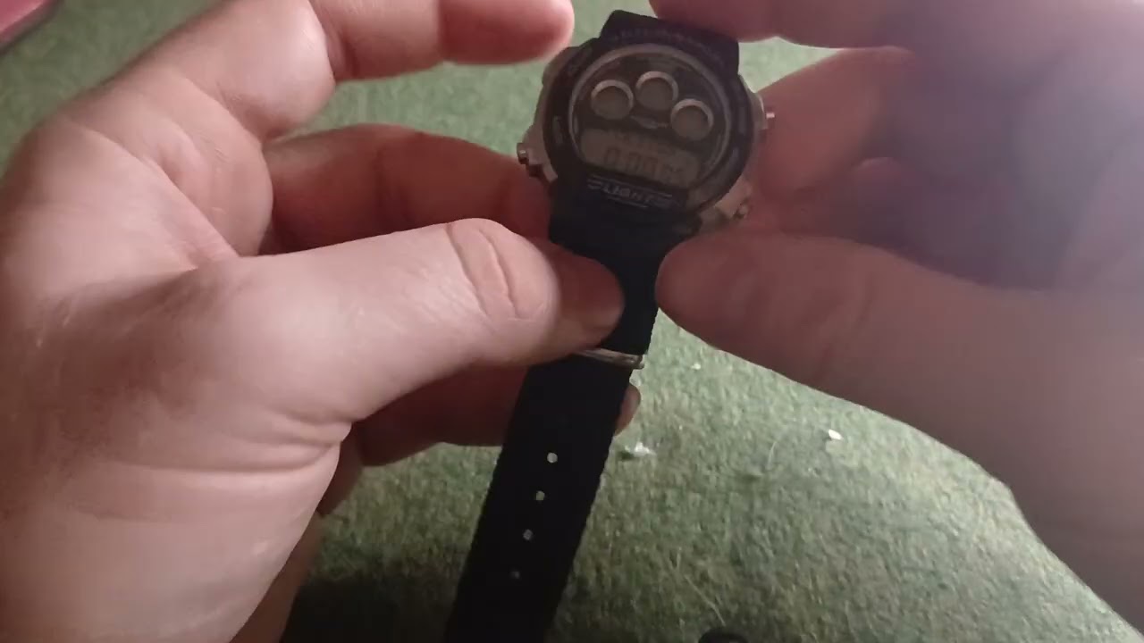 Как пользоваться таймером обратного отсчета на Casio W-727H