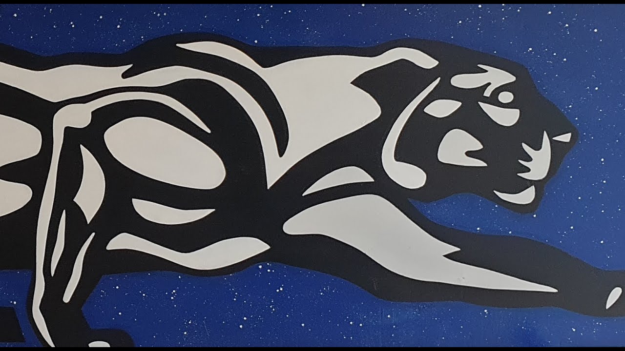 RESTAURATION PEINTURE FLIPPER Pinball Gottlieb Panthera : caisse & fronton