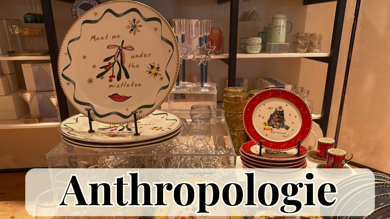 Рождество на Anthropologie 2025: потрясающий праздничный декор