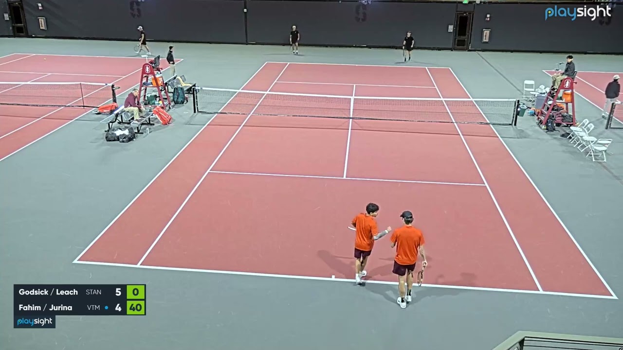 Men's doubles 2 -  STAN v VIRGINIA TECH -  6 3 26 (Incomplete)