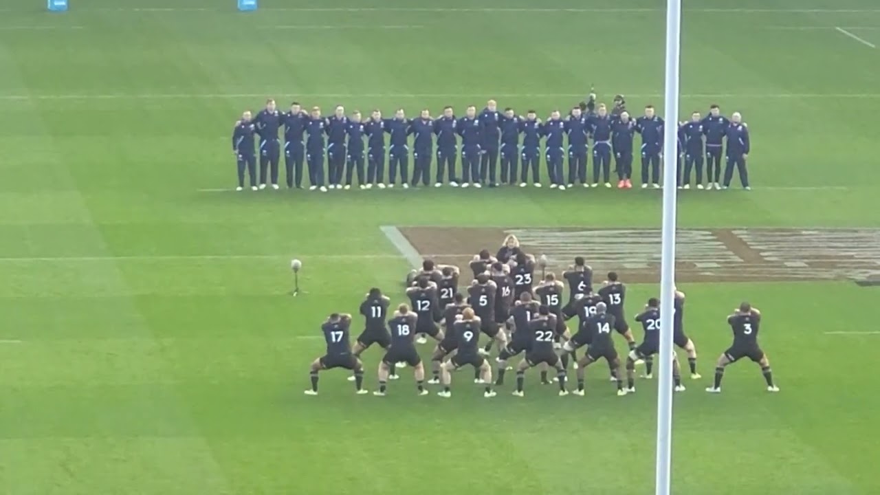 All Blacks Haka, Murrayfield, 13th November 2022. Scotland v New Zealand rugby