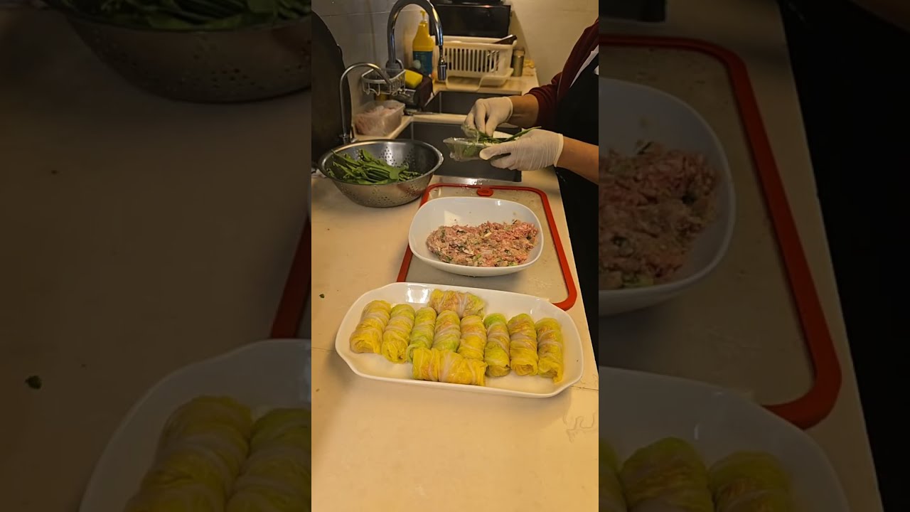Steamed wrapped minced pork with shrimp