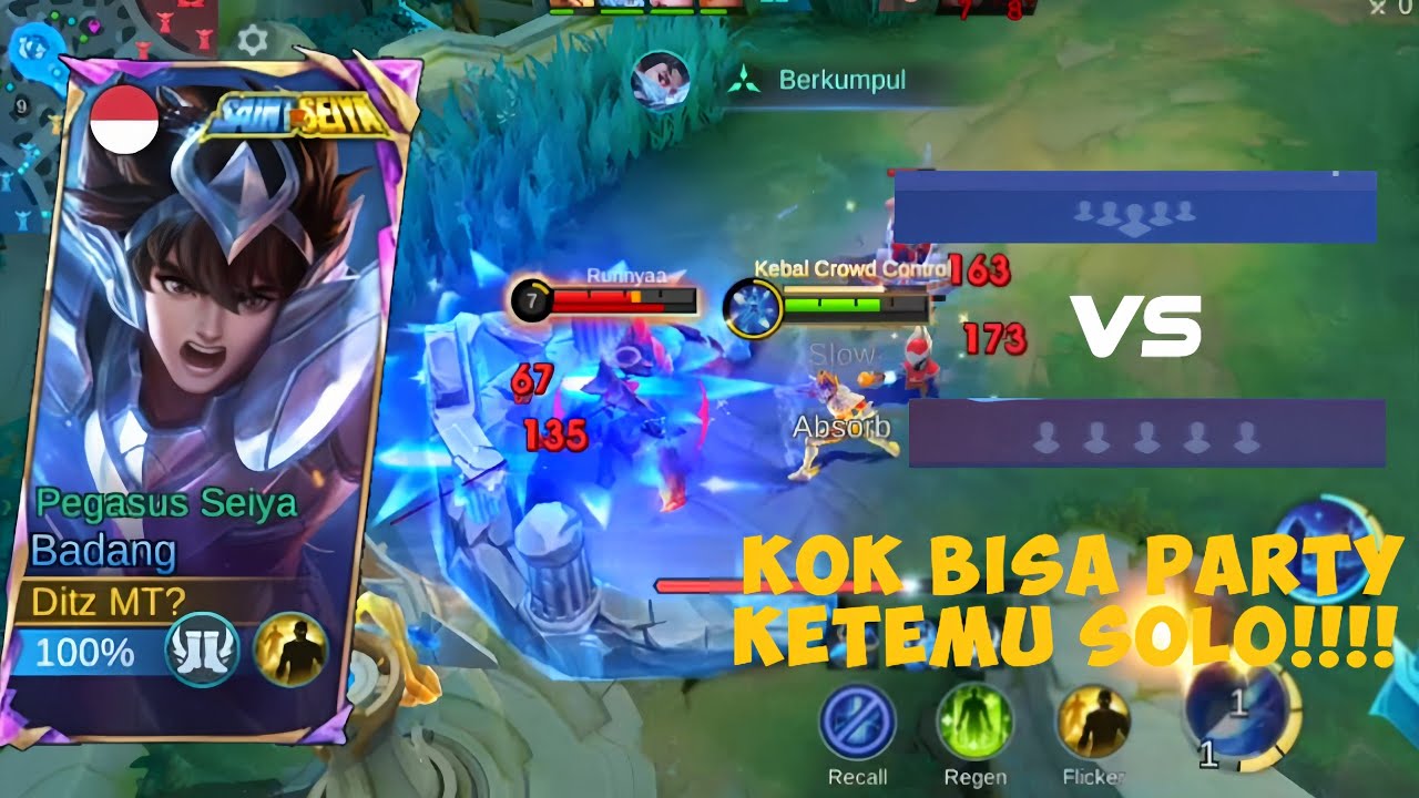 SEKARANG MAIN PARTY BISA KETEMU SOLO!! Player Solo Auto Makin Menderita