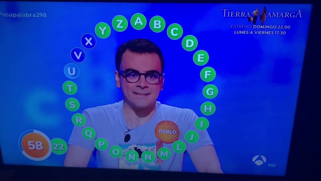 Pablo gana el bote de Pasapalabra