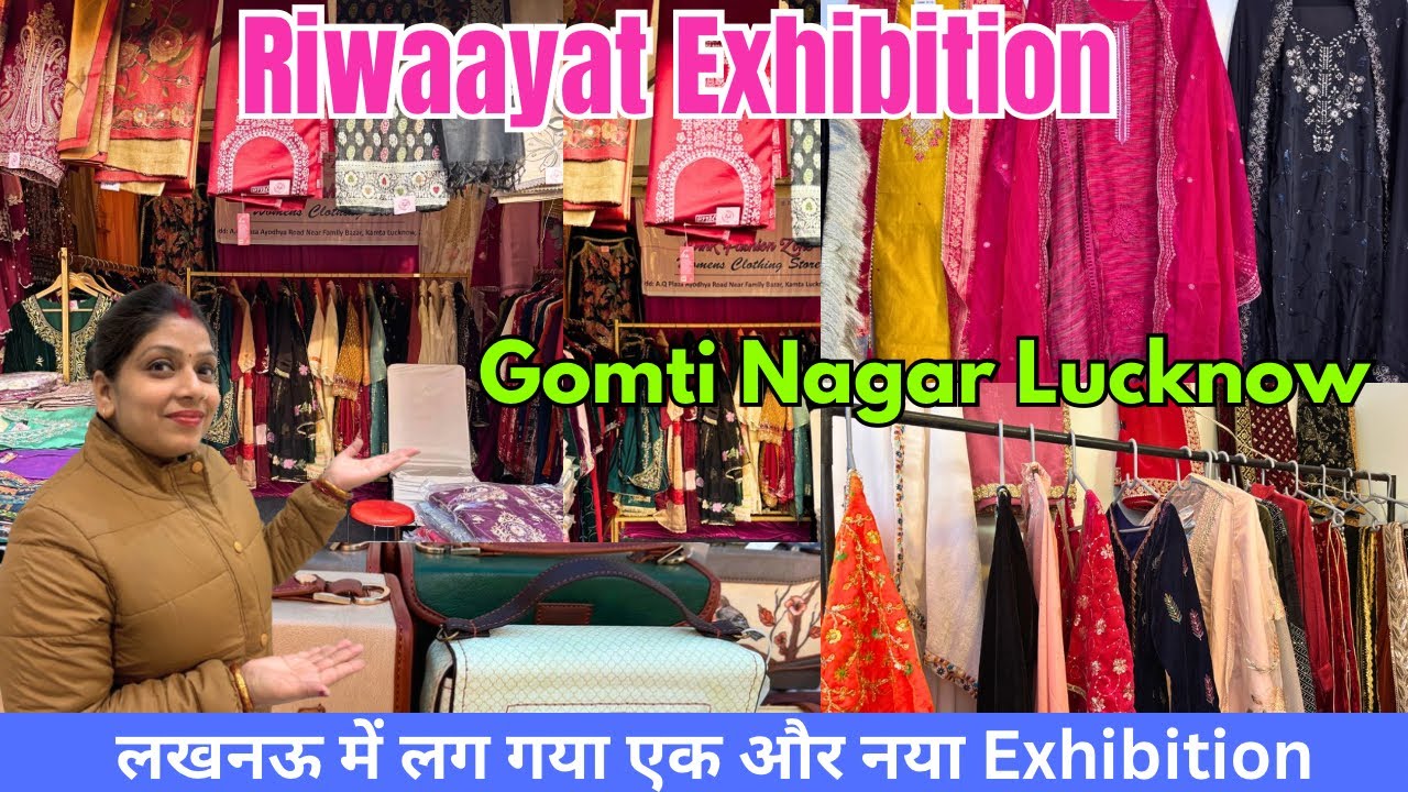 Riwaayat Exhibition Lucknow 2025 | Designer Suits, Sarees & Wedding Shopping