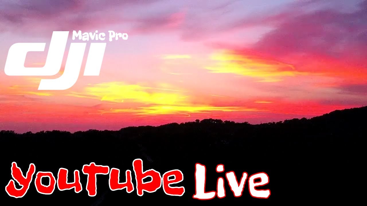 Mavic Pro YouTube  Live Video - Sunset Over Lake Travis, Austin Texas