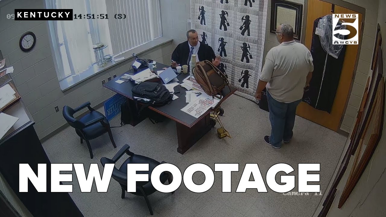 New footage in the shooting death of Kentucky judge