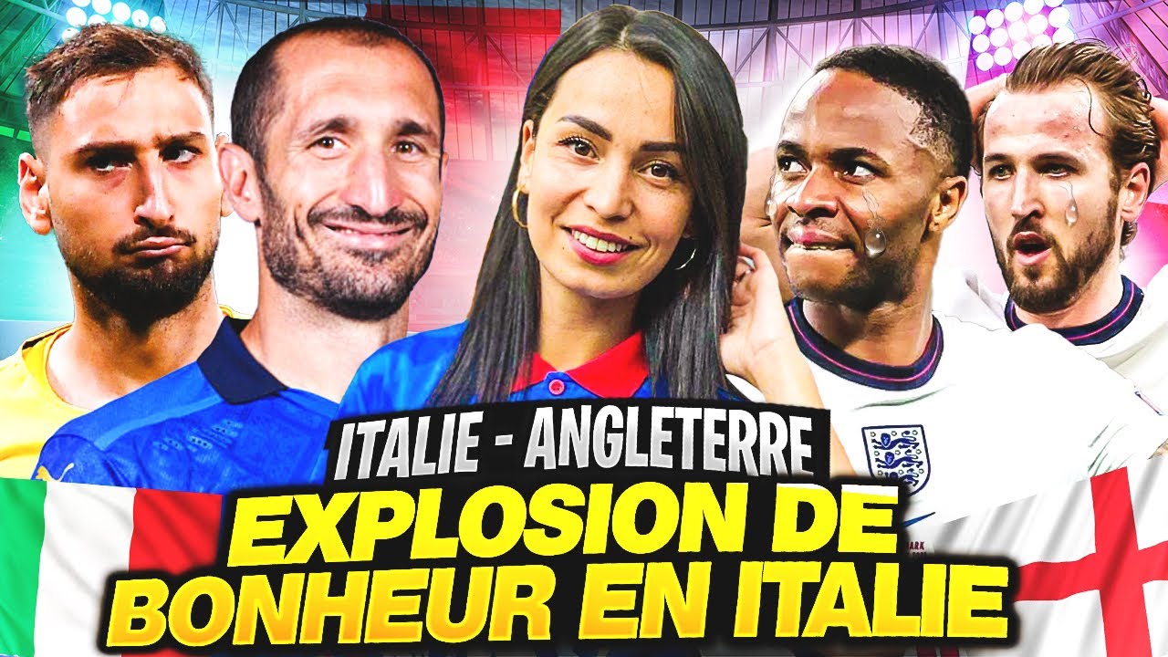 J'ASSISTE À LA VICTOIRE DE L'ITALIE CONTRE L'ANGLETERRE (en direct de Rome)