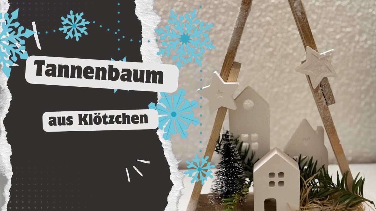 Tannenbaum aus Klötzchen #diy #christmas #klötzchen#daskannstduauch