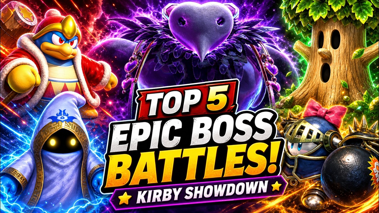 Kirby Star Allies - All Bosses + Ending