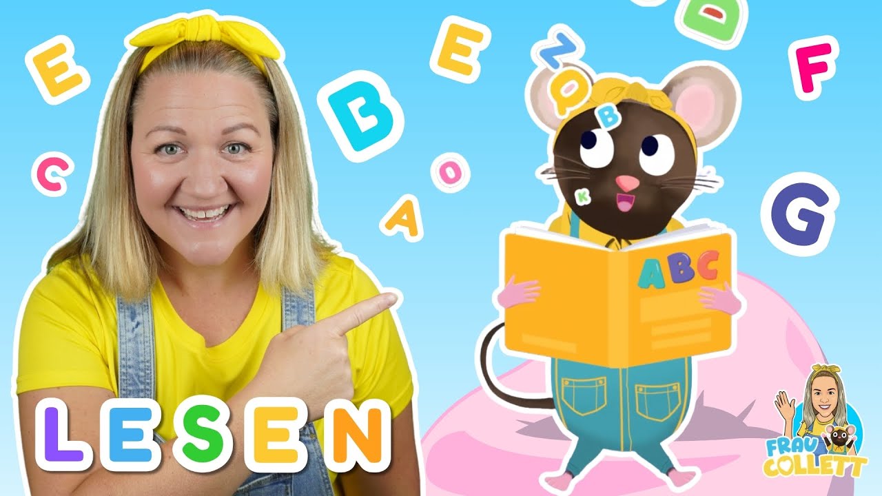 Mimi Maus und Frau Collett lernen Buchstaben! 🐭📚 Das Wort LESEN entdecken!