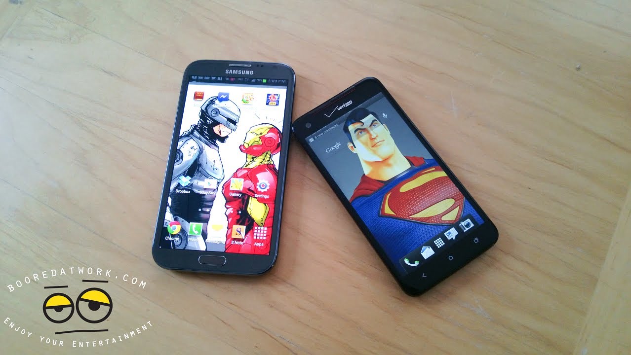 Battle Vid: Droid DNA vs Samsung Galaxy Note II- Best Smartphone on Verizon