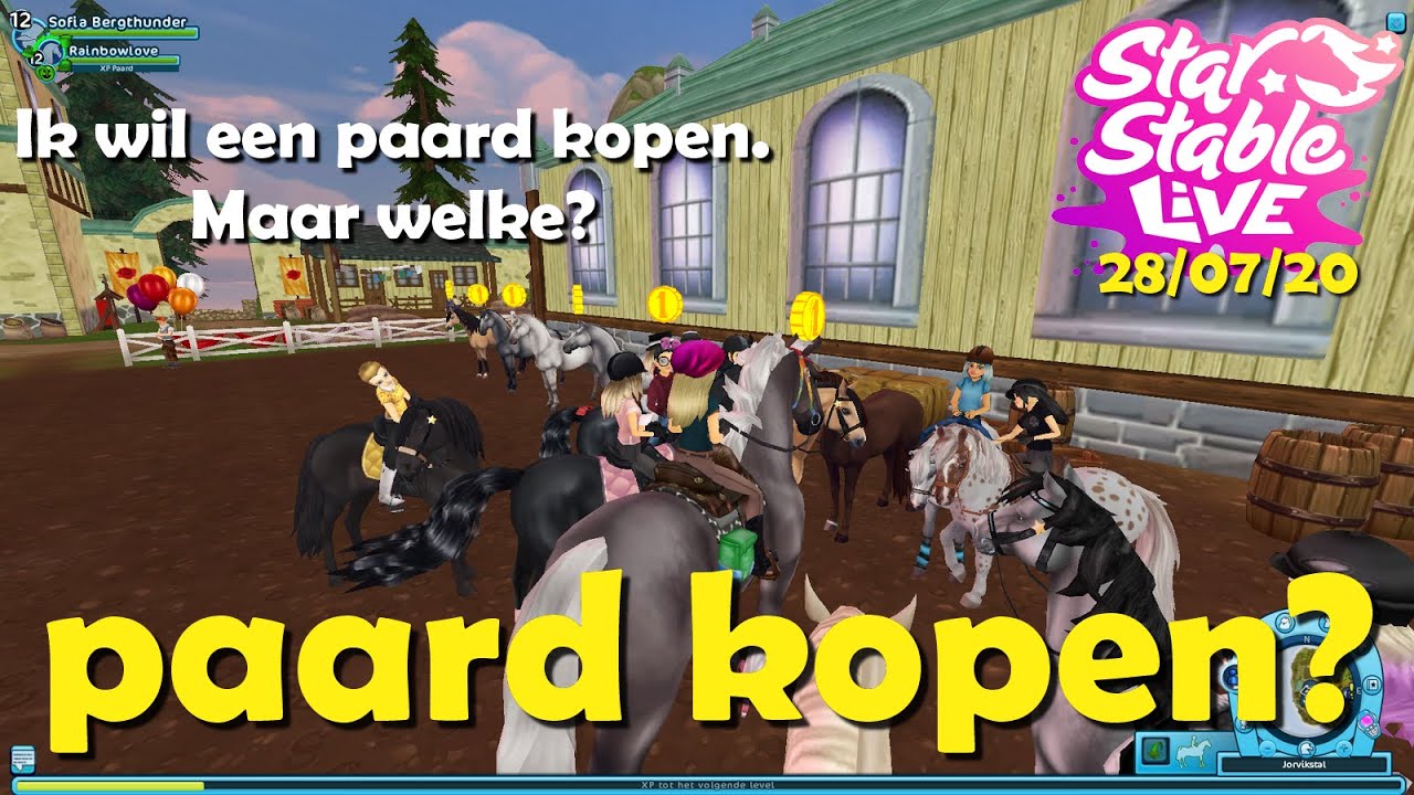 Ik en Mama gaan allebei een PAARD KOPEN op SSO tijdens LIVE uitzending