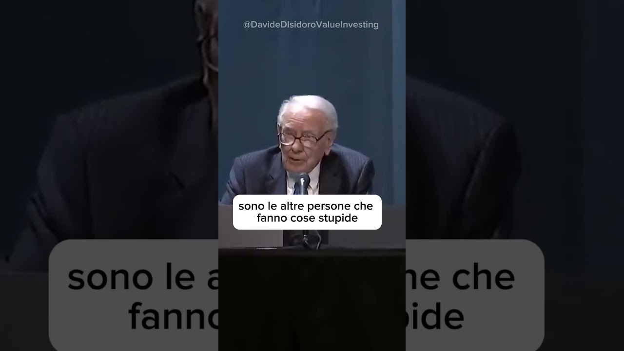Perch&eacute; il value investing funziona meglio oggi #warrenbuffett
