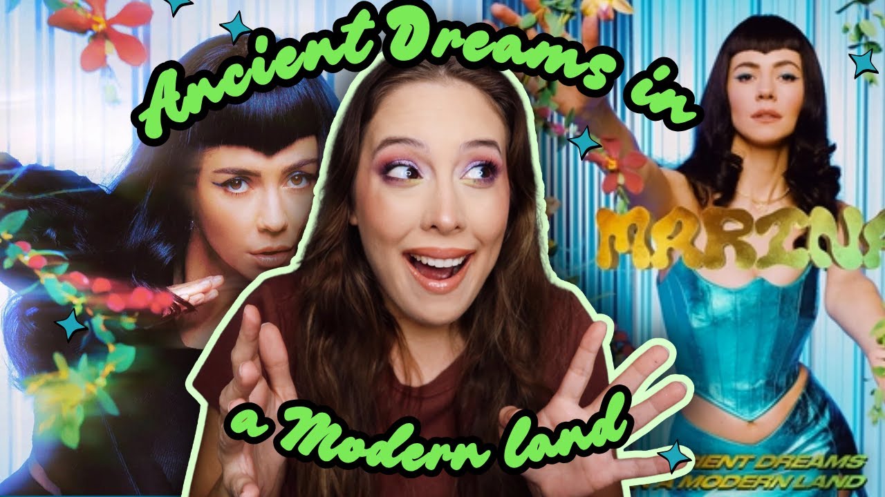 «Ancient Dreams in a Modern Land» — это круто! 💚 Реакция на альбом Марины | Музыка и макияж