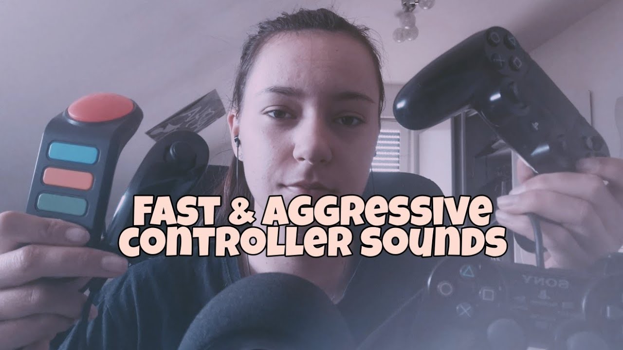 [ASMR] fast & aggressive controller sounds