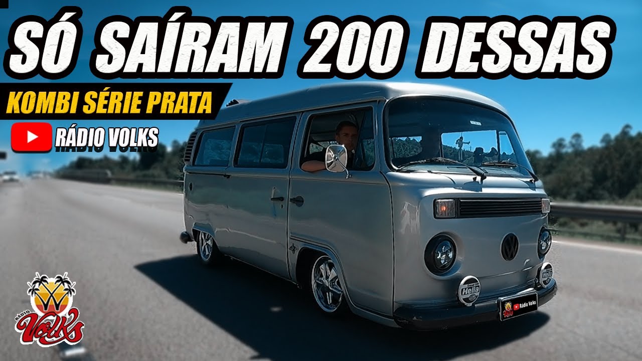 Só Saíram 200 dessas - Kombi Série Prata Customizada !!