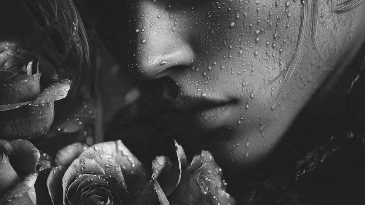 4-Black Roses Melody...  #dreampop #CigarettesAfterSexVibes #NocturnalLove #darkromance #VelvetNight