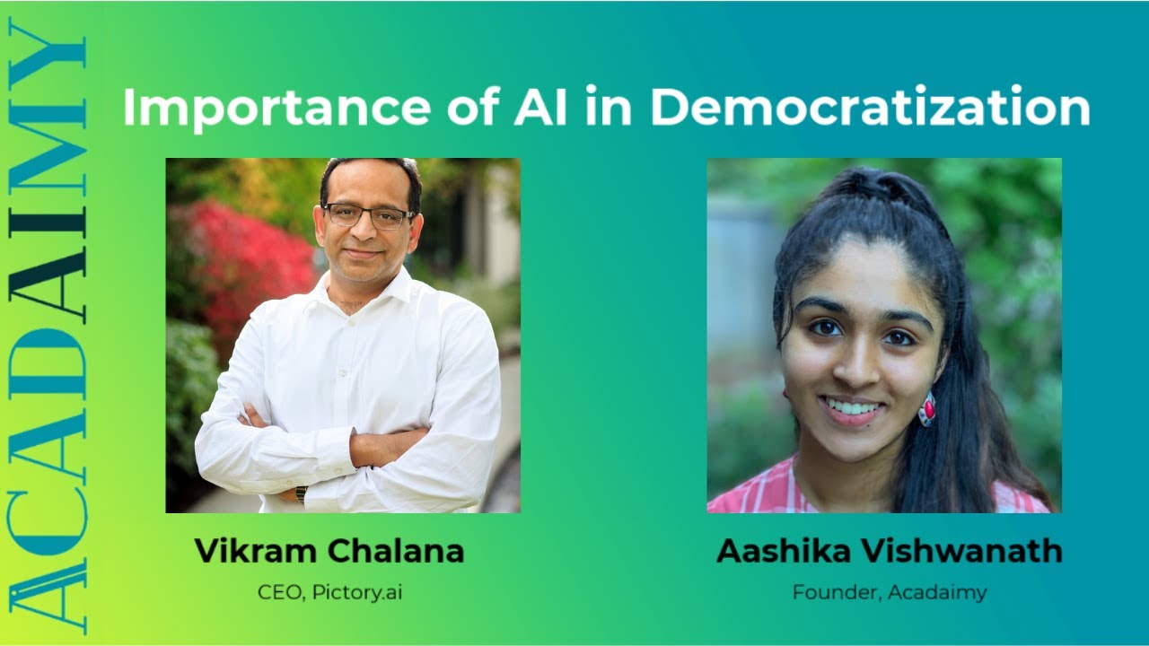 Importance of AI in Democratization Process | Interview | Dr. Vikram Chalana & Aashika Vishwanath