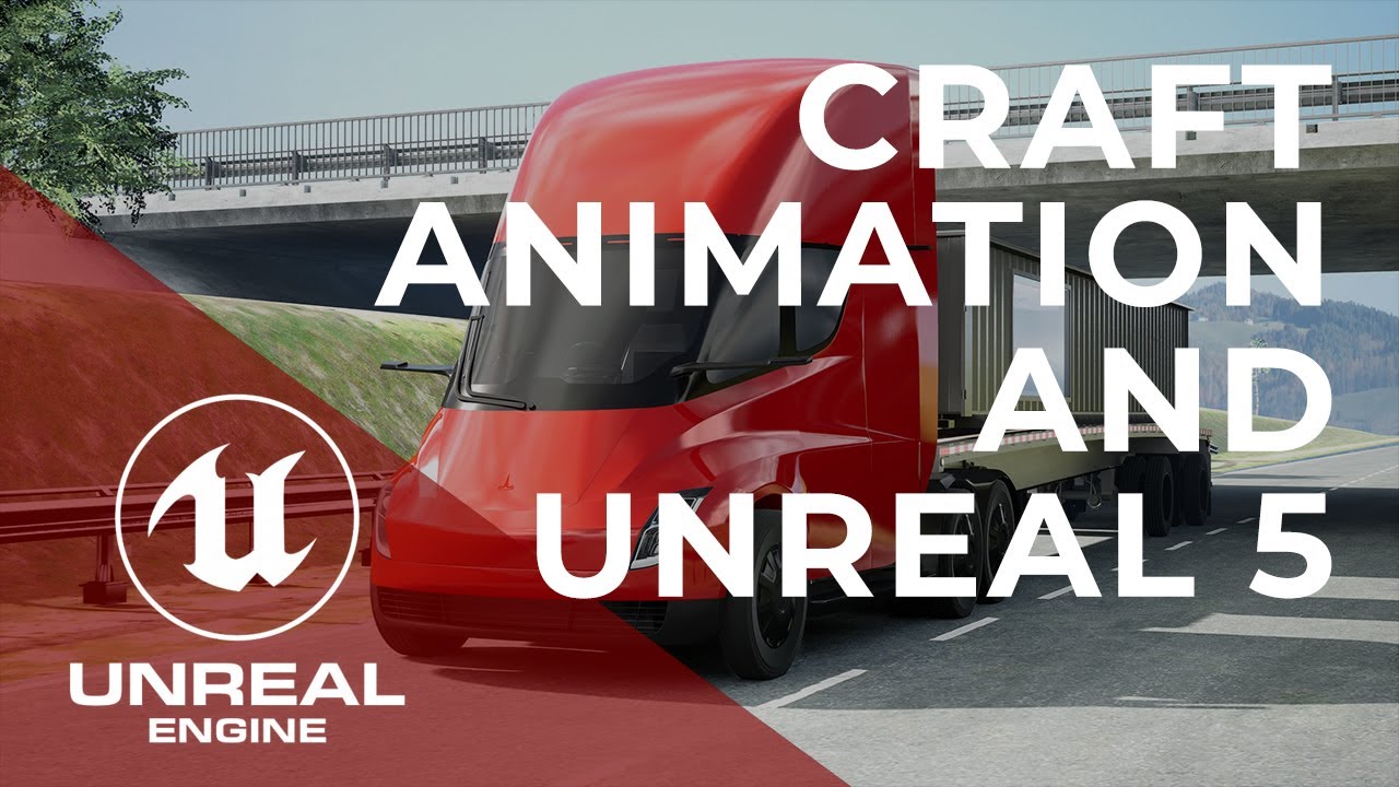 Unreal Engine and Craft Animation Truck Animation #unrealengine5 #ue5 #craftanimation #shorts
