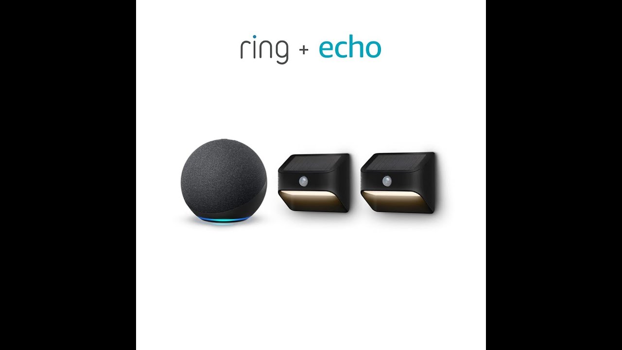 Ring Solar Steplight & Echo 4th Gen Bundle