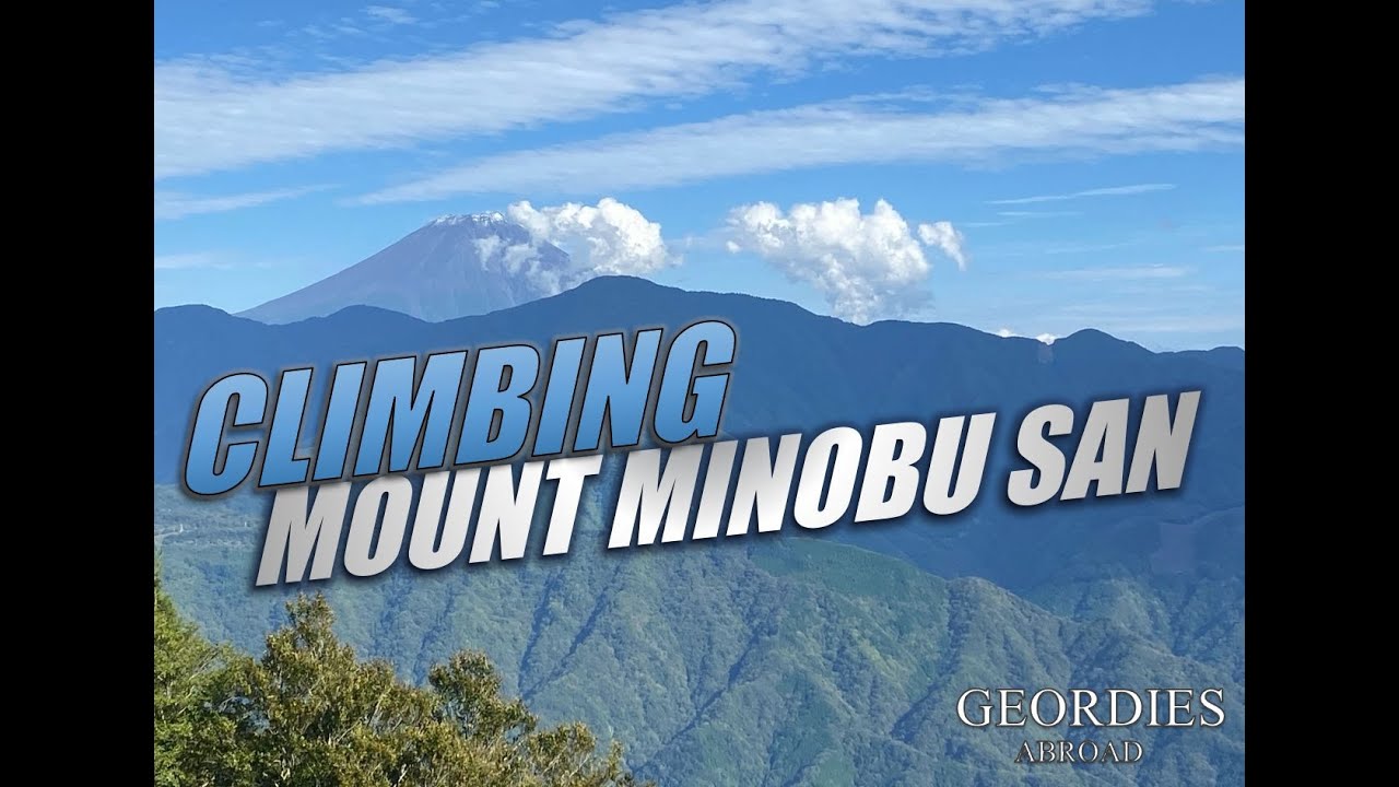 Japan Hiking Mount Minobu San | First Snowfall on Mount Fuji of 2023