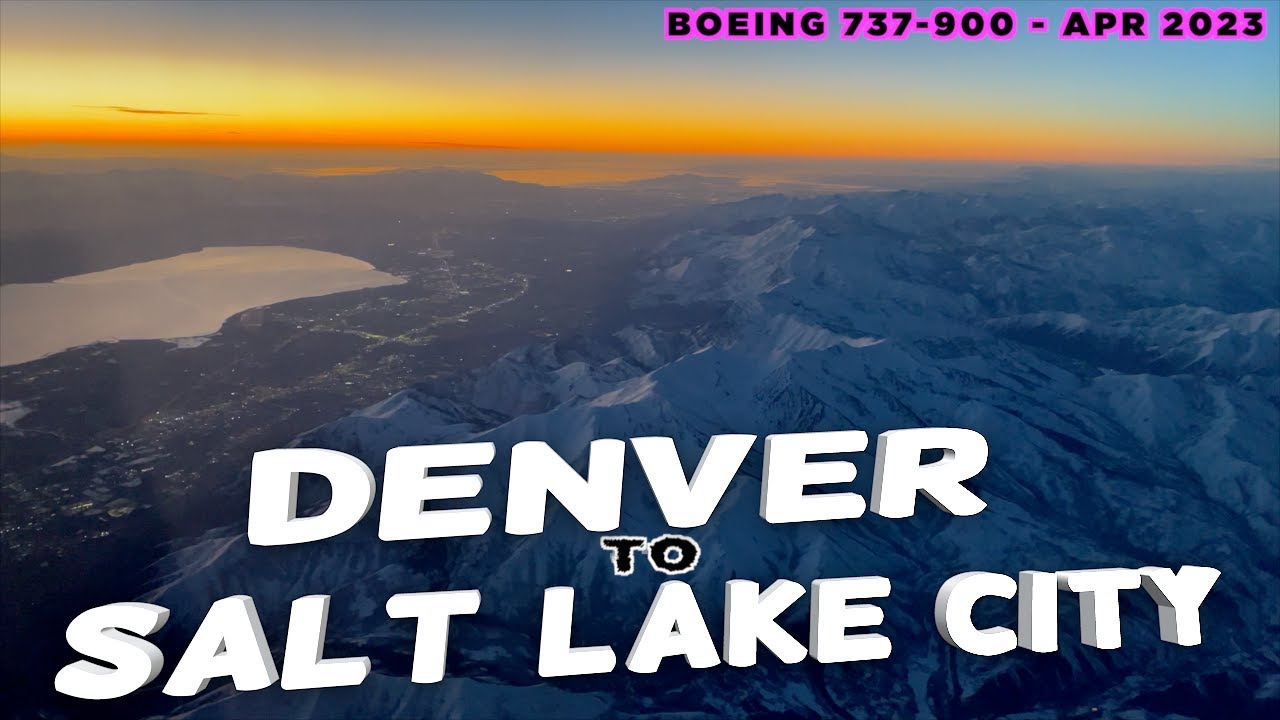 Flying Denver to Salt Lake City | United Airlines | Boeing 737-800 | Full Flight Trip Report DEN SLC