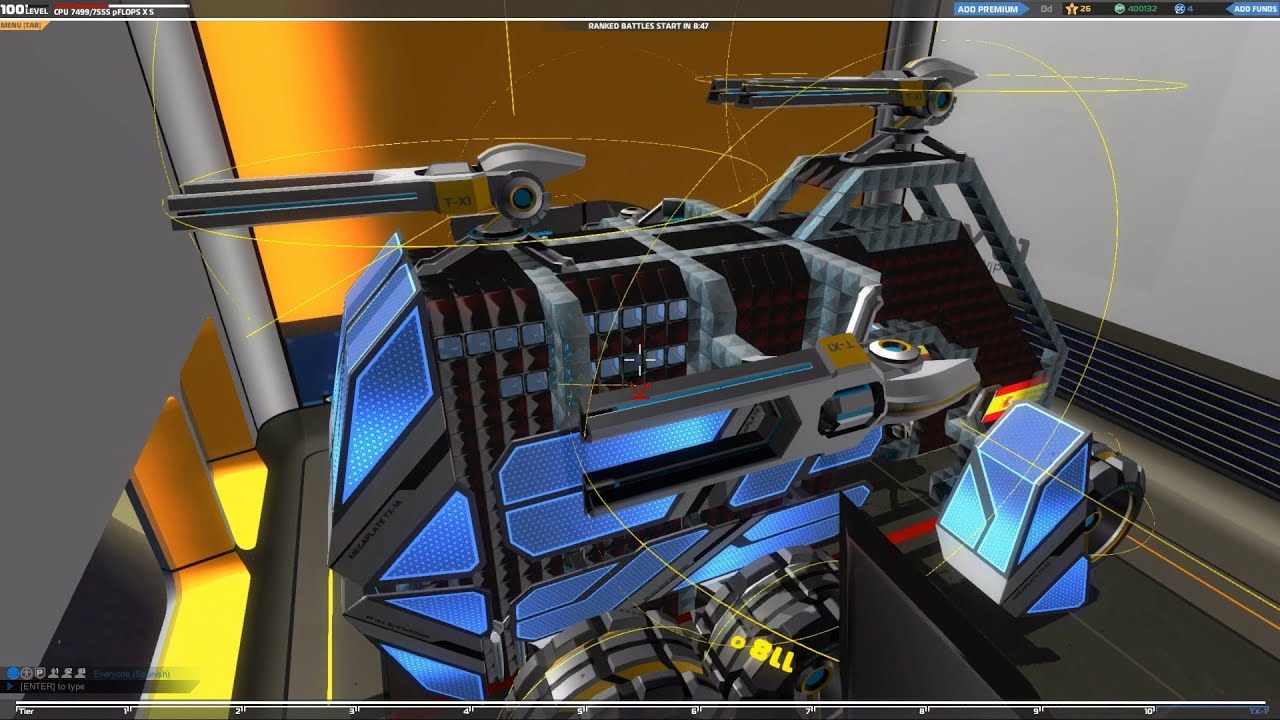 ROBOCRAFT: megabot of trailer building