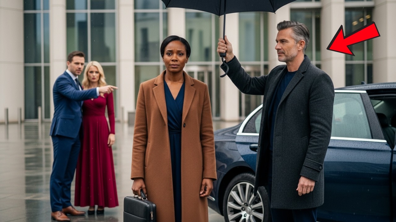 Elle quitte le tribunal après le divorce… Un milliardaire lui ouvre la porte et sourit