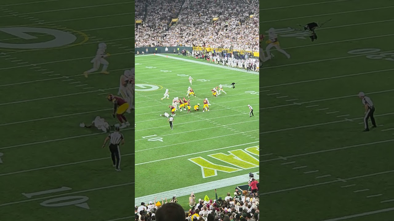 Edgerrin Cooper Making Huge Tackle #youtubeshorts #shorts #packers #nfl