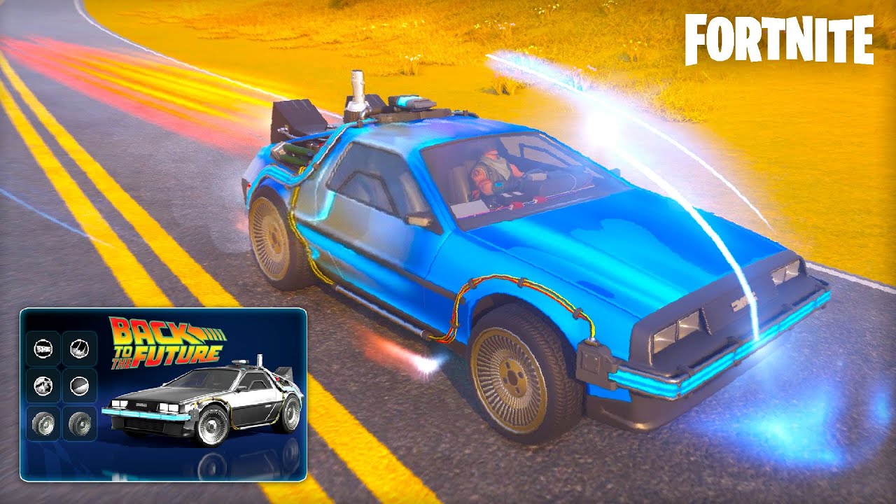 BTTF DeLorean Bundle EARLY Showcase & Reactive GAMEPLAY (Fortnite Winterfest Update 2025)