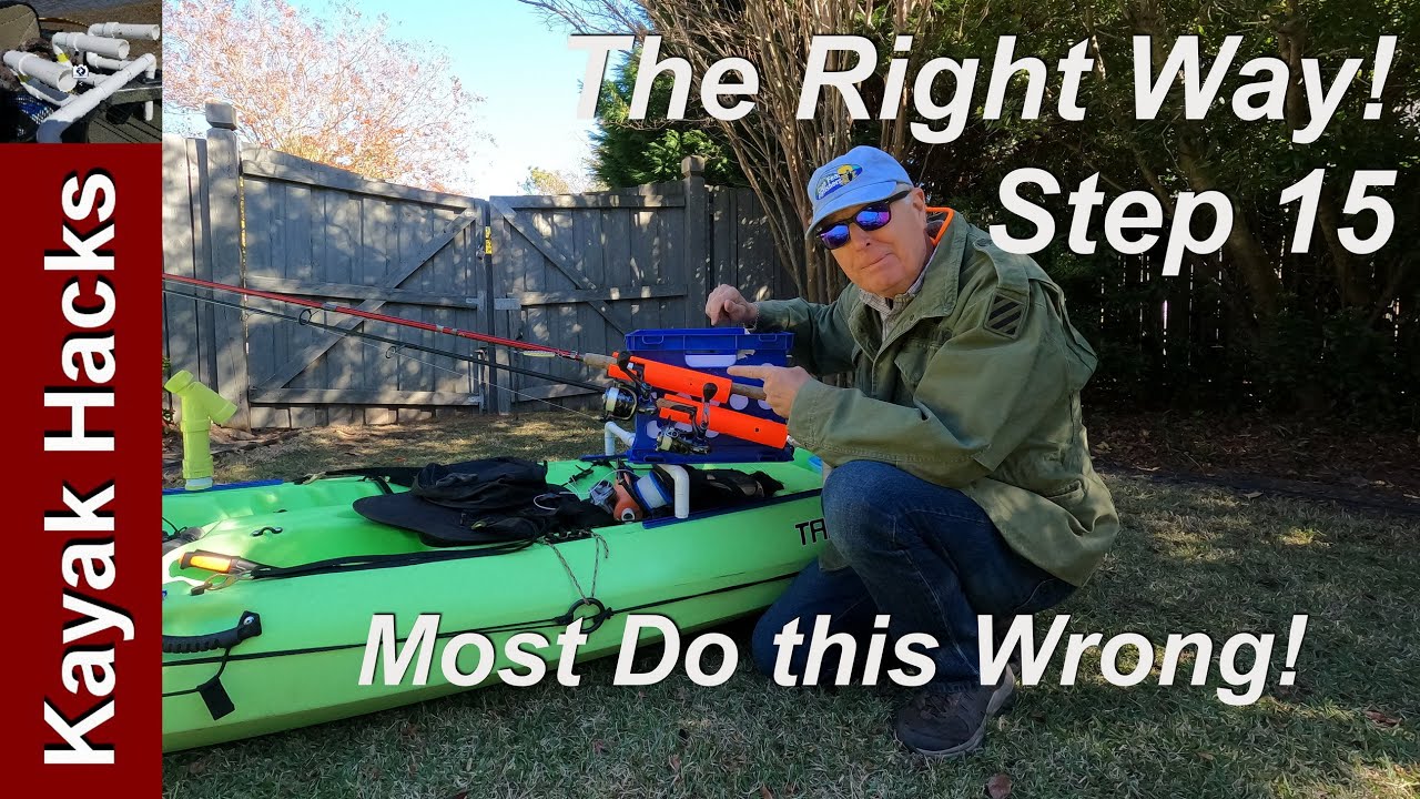 Avoid this Milk Crate Mistake! Kayak Fishing Setup Step 15
