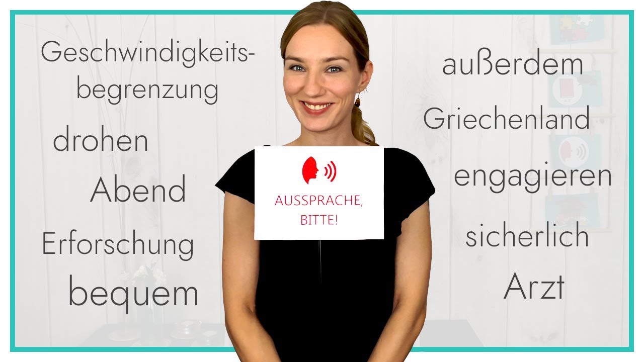 Geschwindigkeitsbegrenzung? Arzt? | Aussprache, bitte!