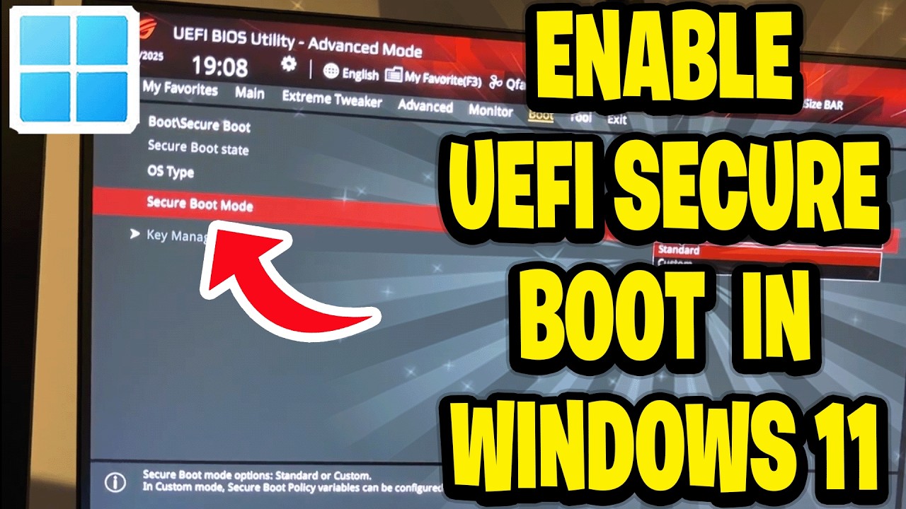 Как включить безопасную загрузку UEFI в Windows 11