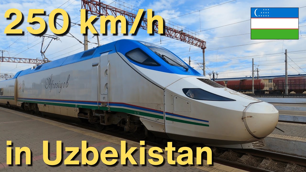 The Afrosiyob High-Speed Train Experience | Bukhara to Tashkent 🇺🇿
