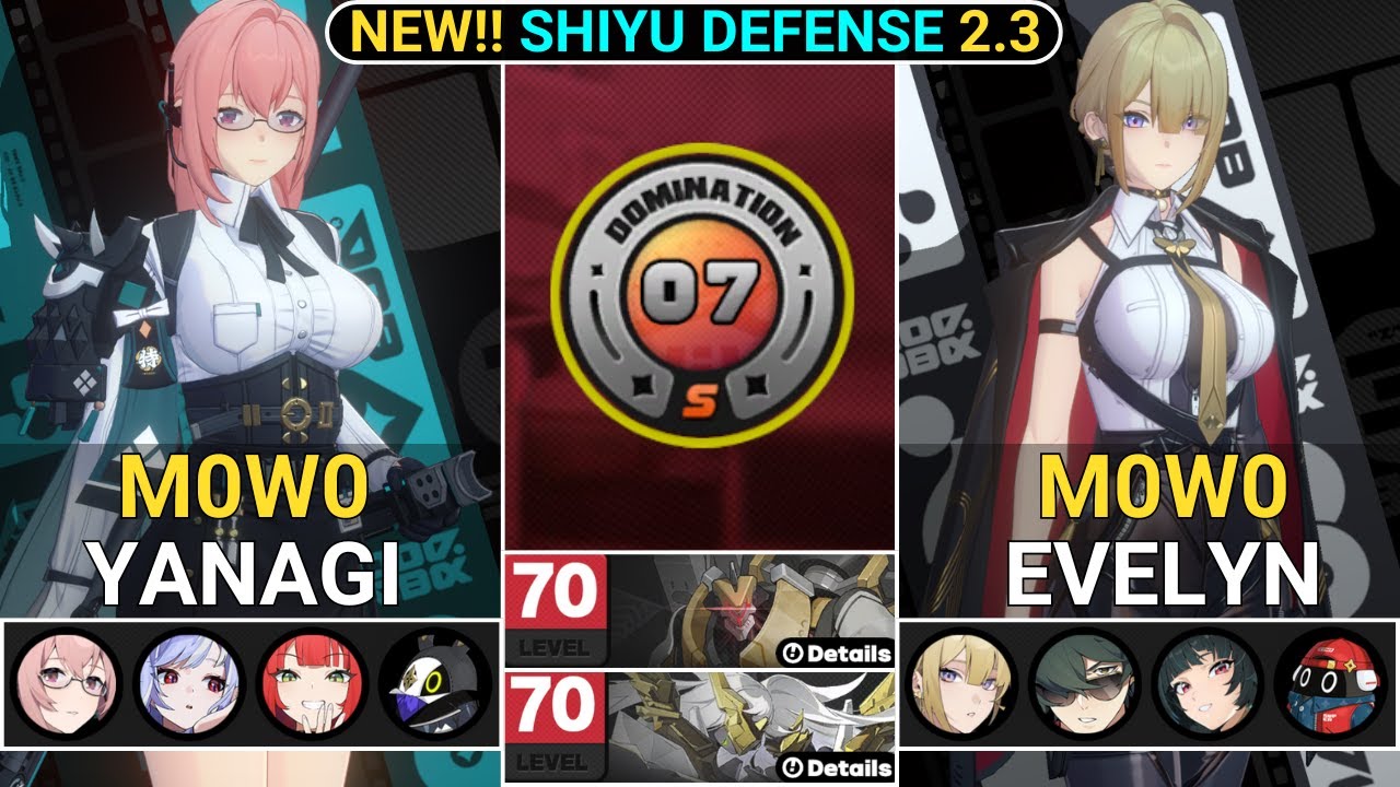 M0W0 Yanagi & Evelyn Showcase | NEW!! Shiyu Defense Zenless Zone Zero 2.3