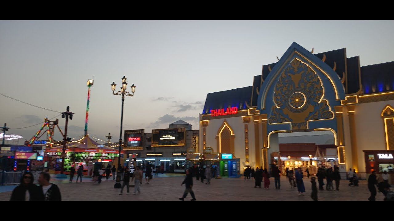 Austria Trip. (layover in Dubai Global Village)
