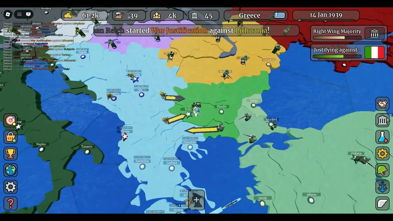 Conquer the world as Greece part 1