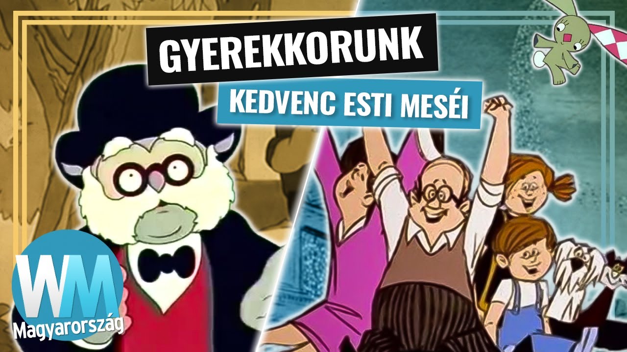 Top 10 retro magyar báb- és rajzfilmsorozat