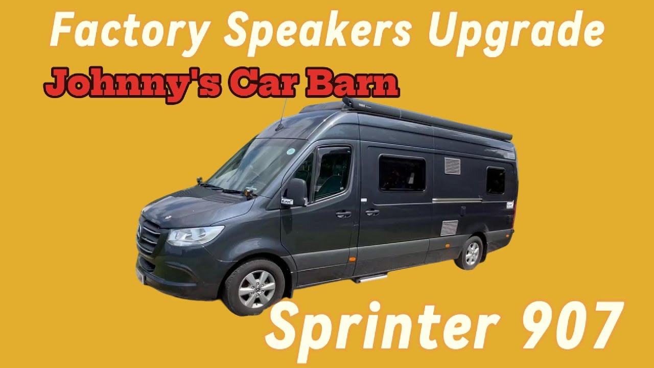 Mercedes Sprinter 907 audio speaker upgrade