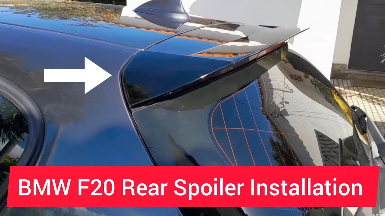 How to Install BMW 1 Series F20/F21 Rear Spoiler M Performance Look!!!