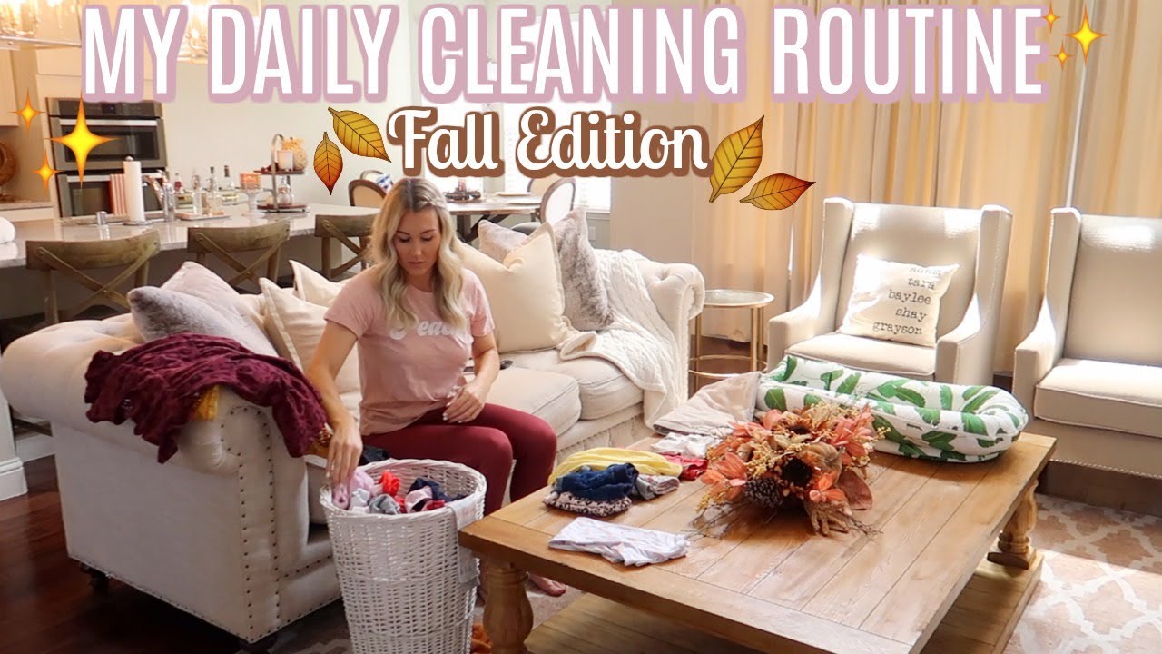 MY DAILY CLEANING ROUTINE *FALL EDITION* | DECORATE FOR FALL WITH ME | Tara Henderson