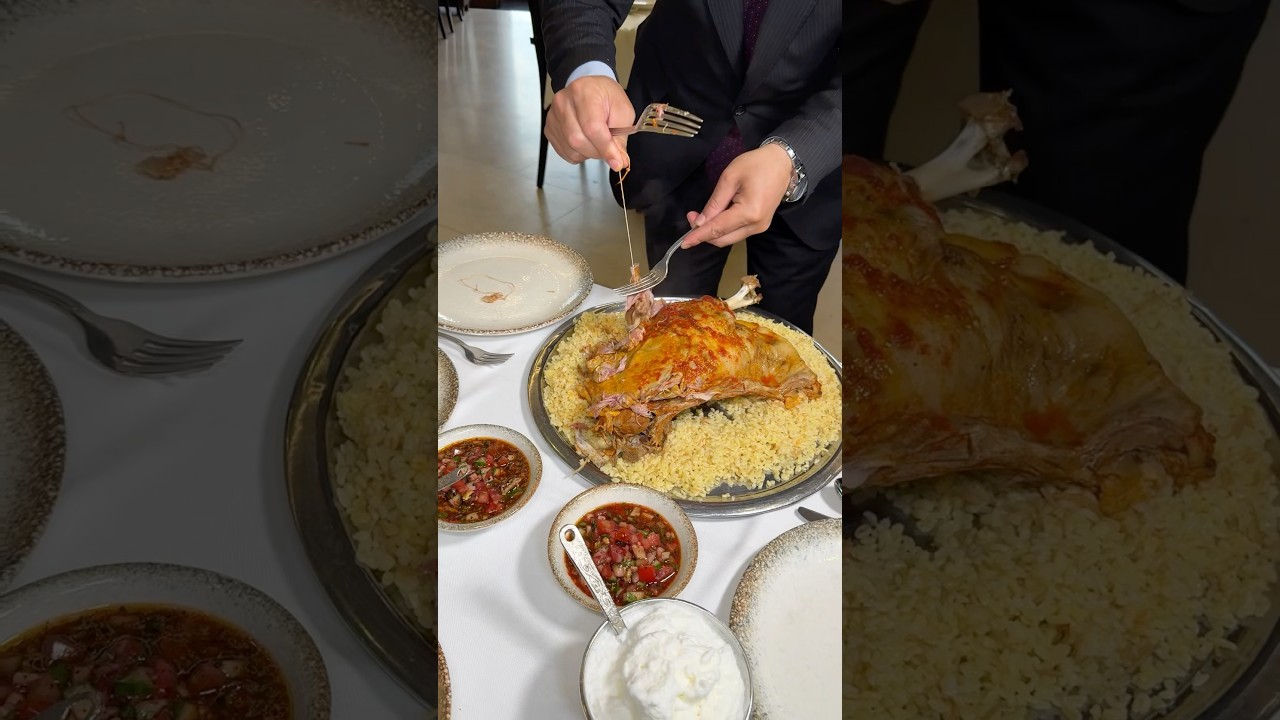 Kaburga dolmasının sunumu | Tavacı Recep Usta #ankara #kaburga #yemek #food #kebab #kuzu #kebap #et