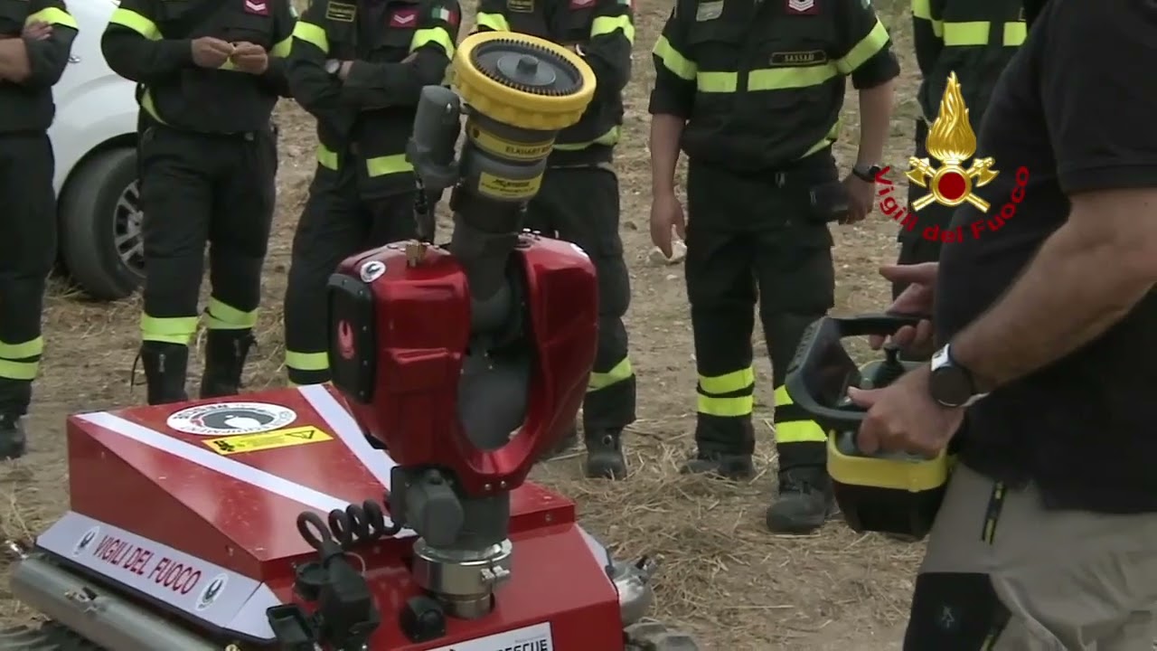 SASSARI - TECNOLOGIA E INNOVAZIONE AL SERVIZIO DEL CORPO NAZIONALE: TESTATO IL ROBOT TRYPPER