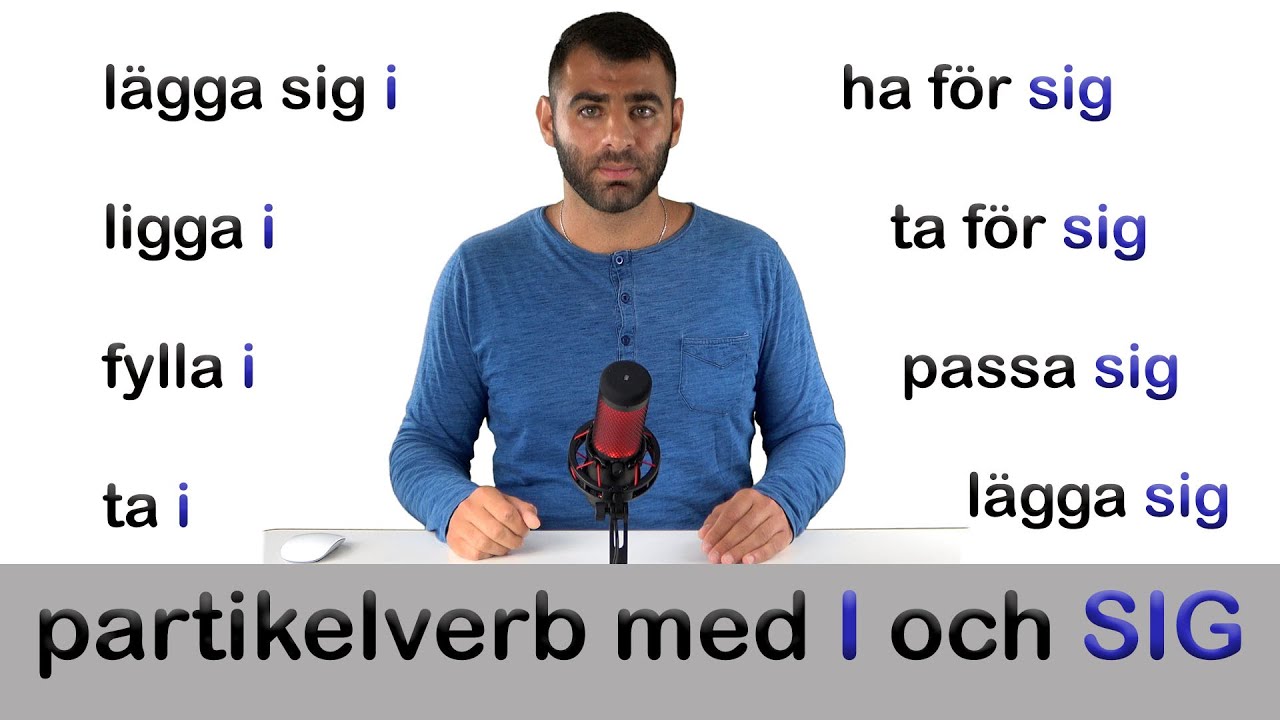 Förstå vad svenskar säger!!! (Partikelverb med I och SIG)