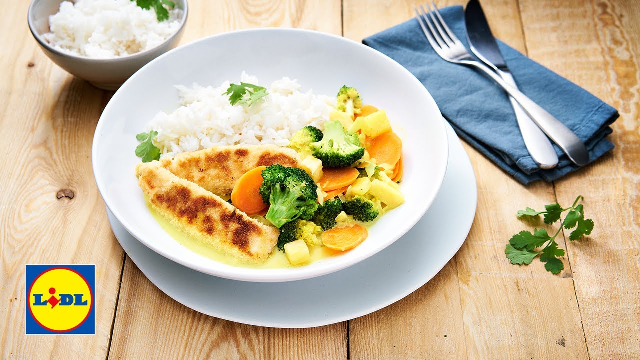Crispy kip curry