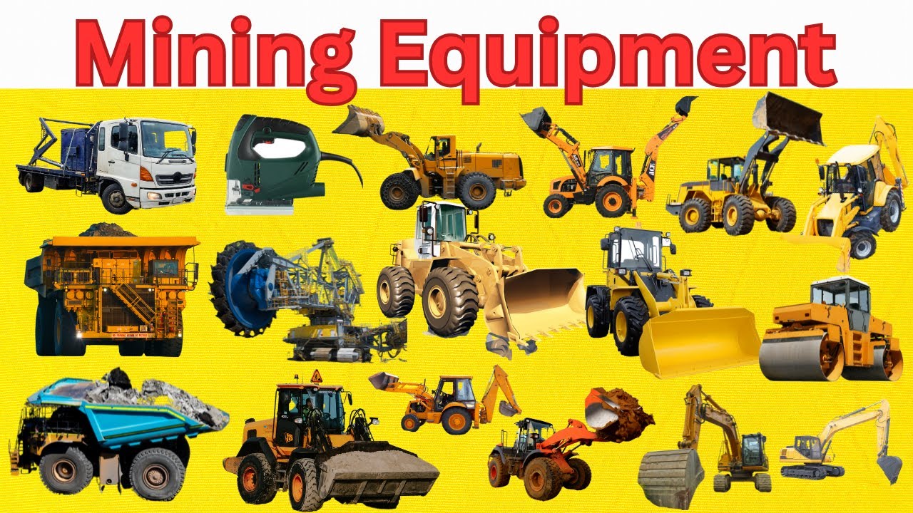 Learn Mining Equipment | Surface & Underground Tools Explained | Learning Educational Video