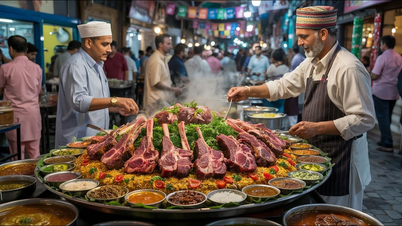 Ultimate Street Food PESHAWAR PAKHTON Tribal Food: Mutton Roosh, Mutton Champ, Lamb Tikka & More!